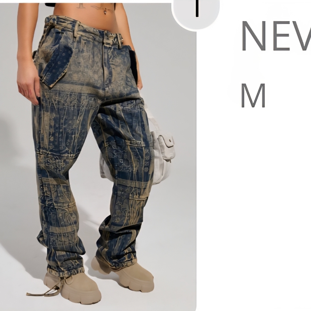 AKIRA Blue and Black Women Jeans